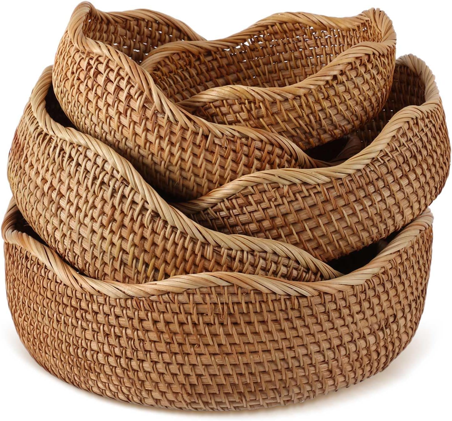 Solora 5 Pcs Round Rattan
