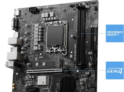 MSI PRO H610M-G WiFi Motherboard