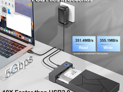Hard Drive Enclosure 3.5, FEMORO USB 3.0