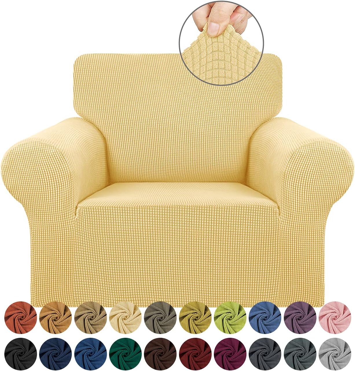 Slip cover for Crawford Pillowback Chair and a Half Comfort Swivel Glider