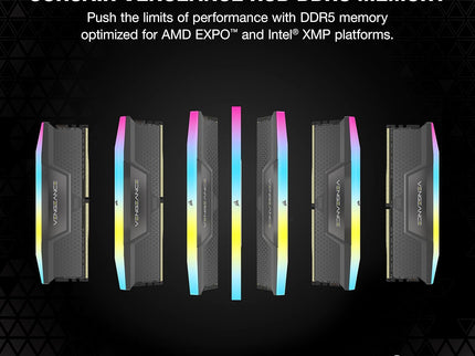 CORSAIR Vengeance RGB DDR5 RAM 16GB (1x16GB)
