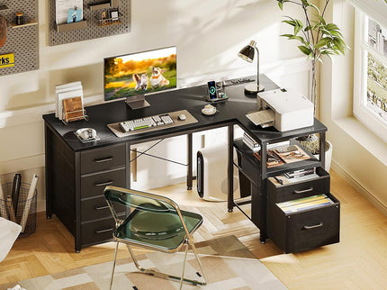 Coleshome L-Shaped Desk