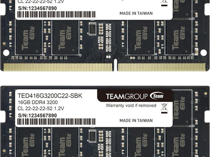 TEAMGROUP Elite DDR4 32GB Kit (2 x 16GB) 3200MH