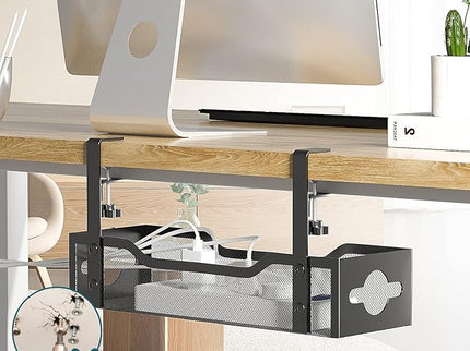 Under-Desk Cable Management Tray