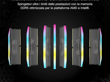 CORSAIR Vengeance RGB DDR5 RAM 96GB