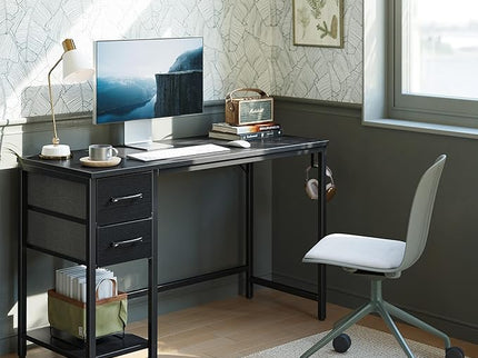CubiCubi Computer Desk with 2 Drawers