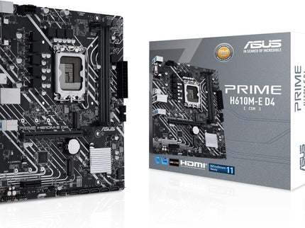 Asus Prime H610M-E D4-CSM Desktop Motherboard