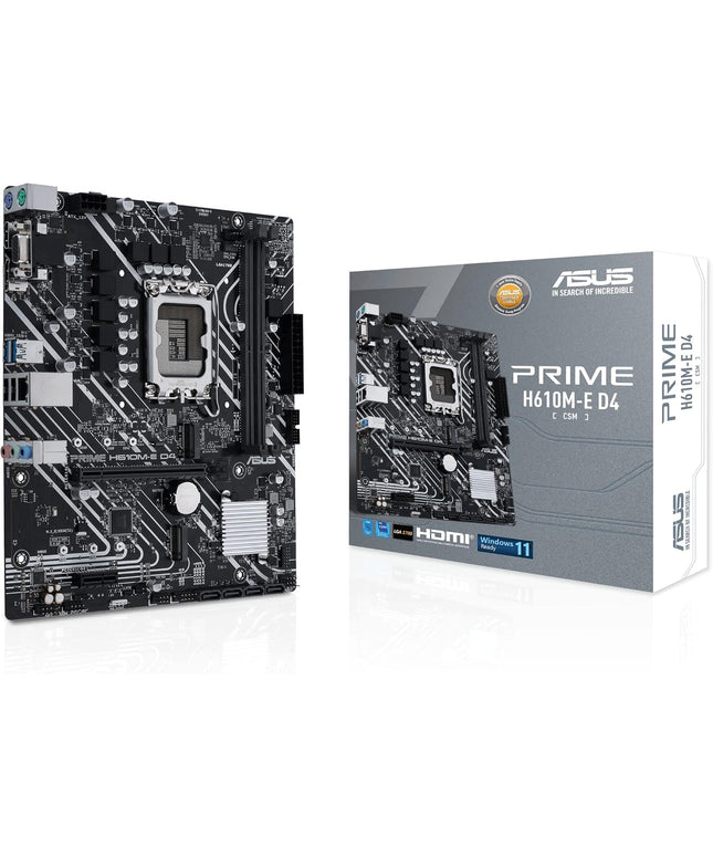 Asus Prime H610M-E D4-CSM Desktop Motherboard