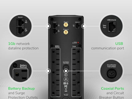 APC UPS 1500VA UPS Battery Backup