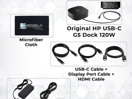 HP Docking Station for Laptop Dual Monitor