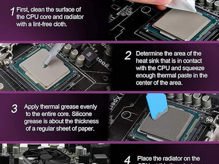 HY500-100 g – Carbon-Based High-Performance Thermal Paste for CPU