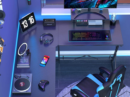 Mr IRONSTONE L-Shaped Gaming Desk