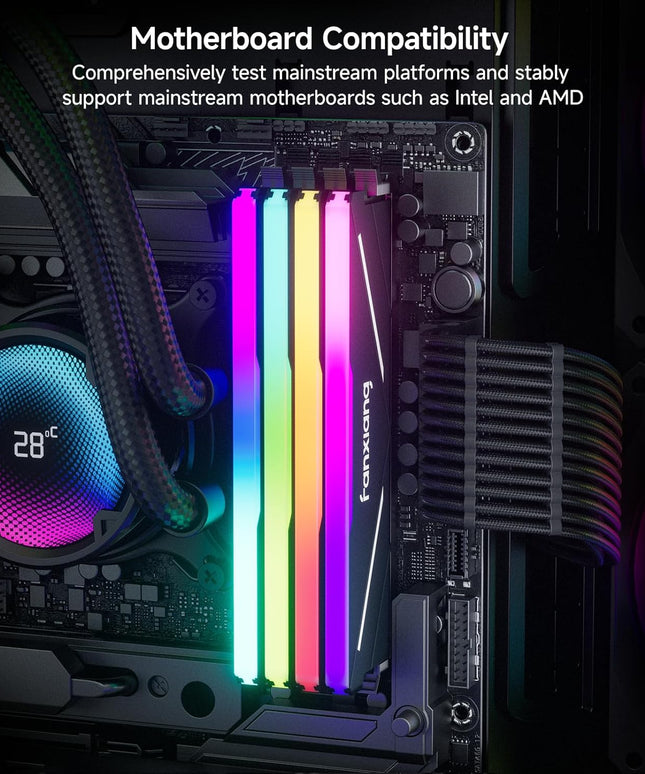 RGB DDR4 RAM 32GB (2x16GB) 3600MHz