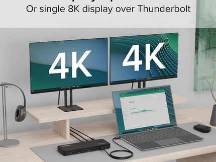 Plugable Thunderbolt 4 Dock with 100W Charging