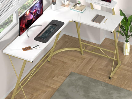 Mr IRONSTONE 63" L-Shaped Gaming Desk