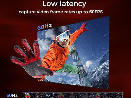 4K HDMI Capture Card for Streaming & Gaming