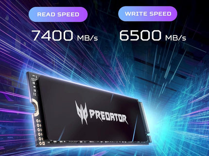 Predator GM7 2TB SSD: M.2 2280 PCIe Gen 4 x4 NVMe 2.0