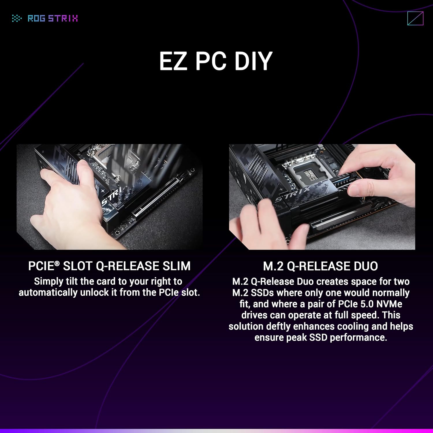 ASUS ROG STRIX Z890-I GAMING WIFI Intel® Z890 LGA 1851 Mini-iTX motherboard, Intel® Core™ Ultra Series 2 Ready, Advanced AI PC-ready, 10+2+1+1 stages, DDR5, WiFi 7, 2x M.2, Thunderbolt™ 4, USB Type-C®