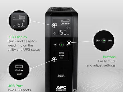 APC UPS 1500VA Sine Wave UPS