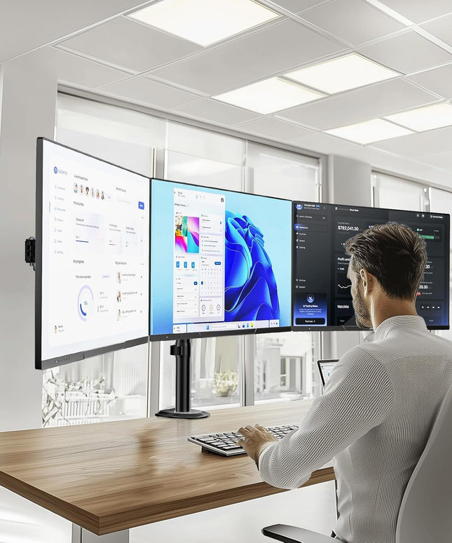 WALI Triple Monitor Mount