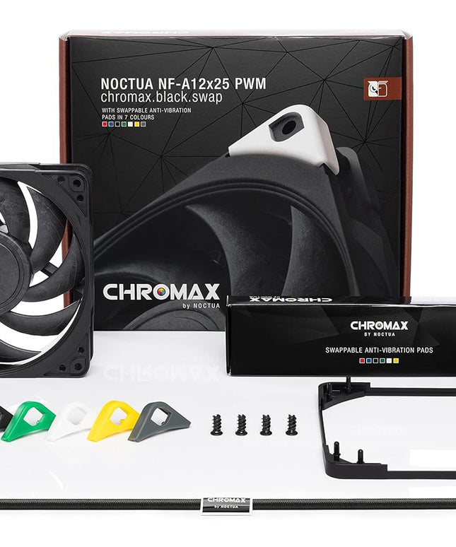 Noctua NF-A12x25 PWM chromax.Black.swap