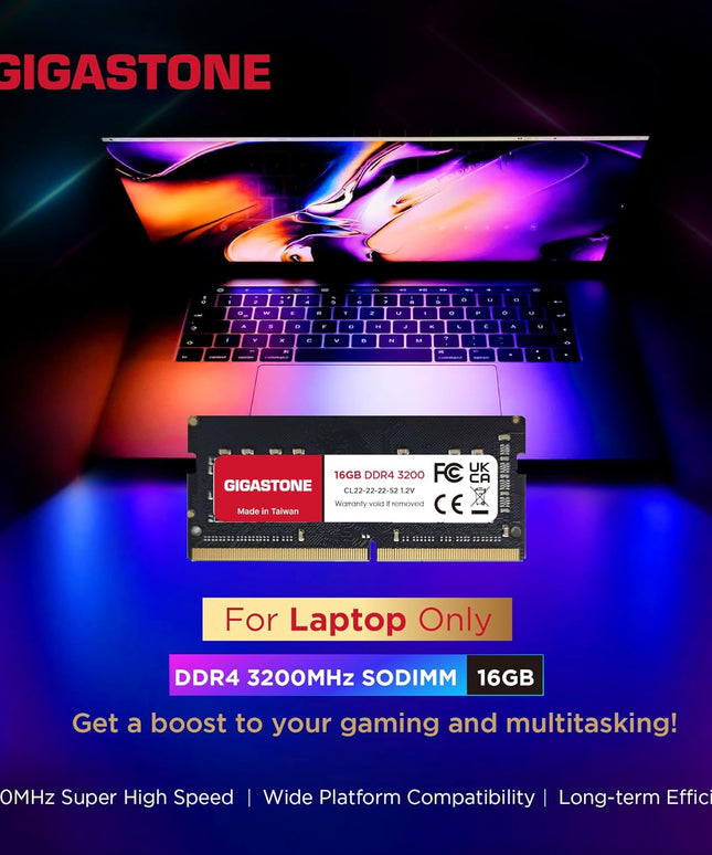 【DDR4 RAM Laptop Only】 GIGASTONE 32GB Kit