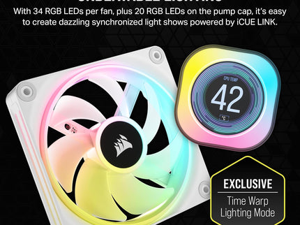 Corsair iCUE Link H150i LCD Liquid CPU Cooler