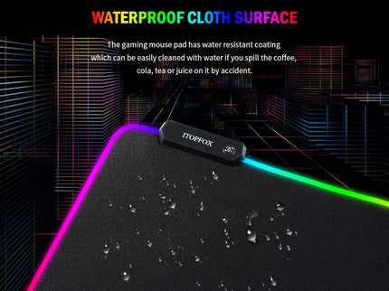RGB Gaming Mouse Pad – Large Extended, 800×300×4 mm (31.5×11.8×0.16 in)