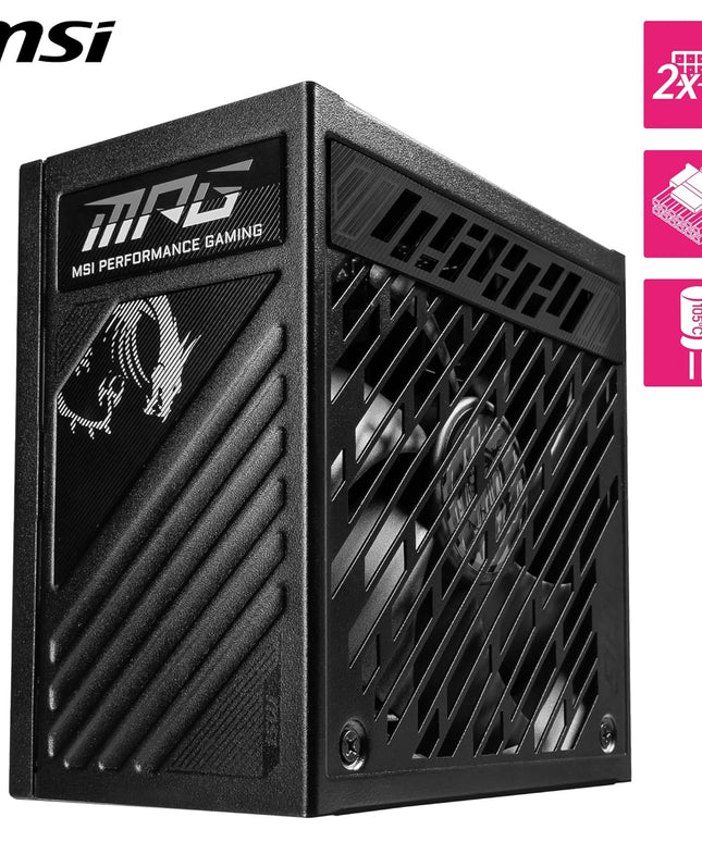 MSI MPG A1250GS PCIE5, Fully Modular Gaming 1250W Power Supply