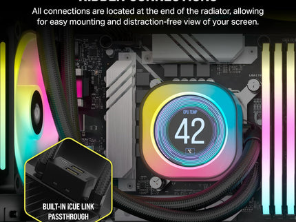 Corsair iCUE Link H170i LCD Liquid CPU Cooler