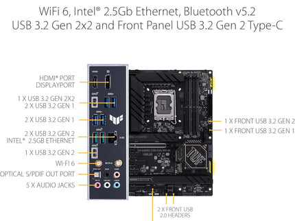 ASUS TUF Gaming Z790-Plus WiFi D4 LGA 1700