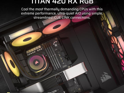Corsair iCUE Link Titan 420 RX RGB Liquid CPU Cooler