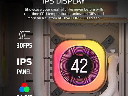 Corsair iCUE Link Titan 240 RX LCD Liquid CPU Cooler