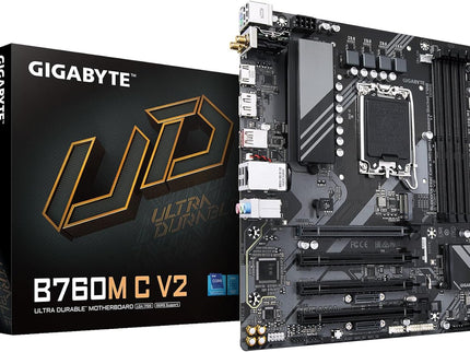 GIGABYTE B760M C V2 LGA 1700 Intel B760 M-ATX Motherboard