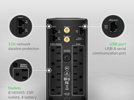 APC UPS 1000VA UPS Battery Backup