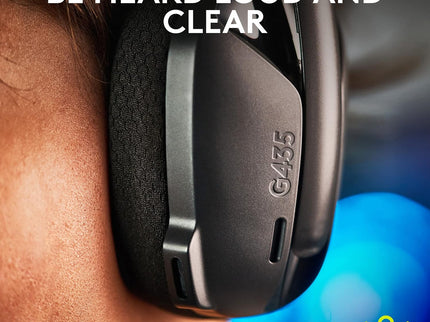 Logitech G435 Wireless Gaming Headset – Black