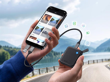 ORICO Portable SSD 256 GB with 2 in 1 USB C Cable