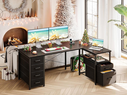 Coleshome L-Shaped Desk