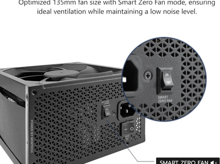 MONTECH Century II - 850W High-End ATX Gaming Power Supply