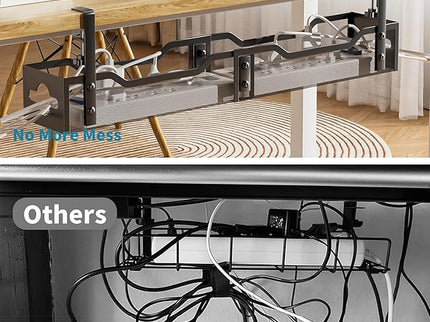 Under-Desk Cable Management Tray
