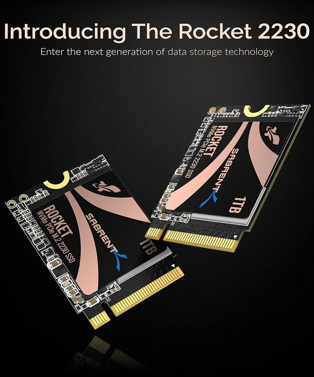 SABRENT Rocket 2230 1TB NVMe SSD – PCIe Gen4 M.2 2230 Internal SSD