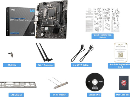 MSI PRO H610M-G WiFi DDR4 ProSeries Motherboard