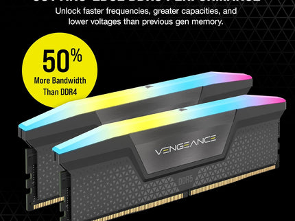 CORSAIR Vengeance RGB DDR5 RAM 32GB