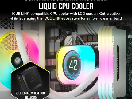 Corsair iCUE Link H150i LCD Liquid CPU Cooler