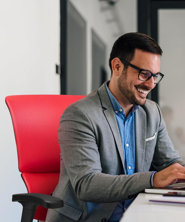 X-Chair X4 Executive Chair – Red Leather