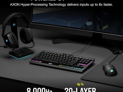 Corsair K70 RGB TKL Champion Series – Optical-Mechanical Keyboard