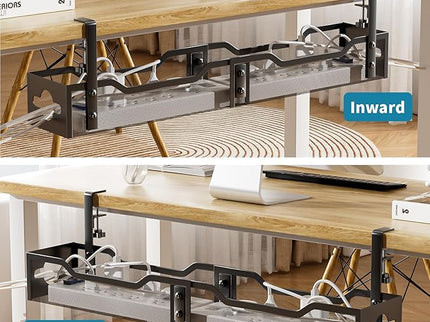Under-Desk Cable Management Tray