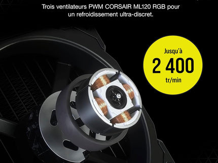 Corsair iCUE H150i Elite Capellix Liquid CPU Cooler - White