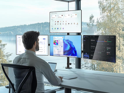 WALI Quad Monitor Mount