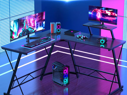 Mr IRONSTONE L-Shaped Gaming Desk